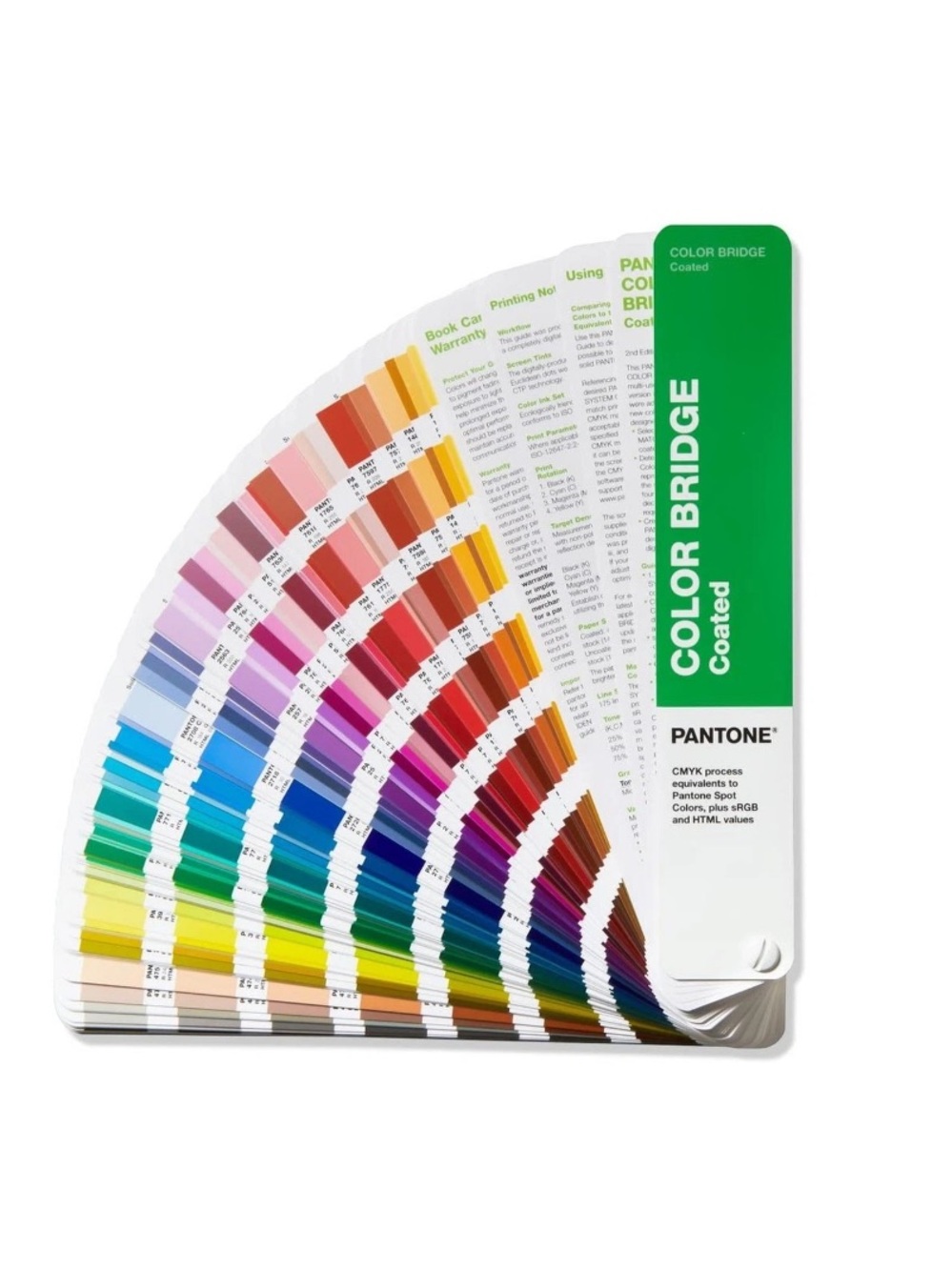 Pantone Color Bridge Coated Fan Deck - Color Swatch Guide RGB , HTML